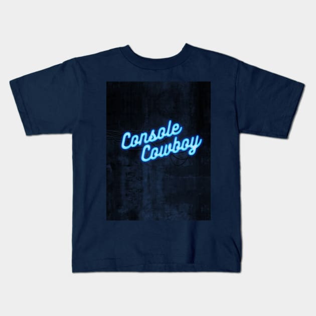 Console Cowboy Kids T-Shirt by Lab7115